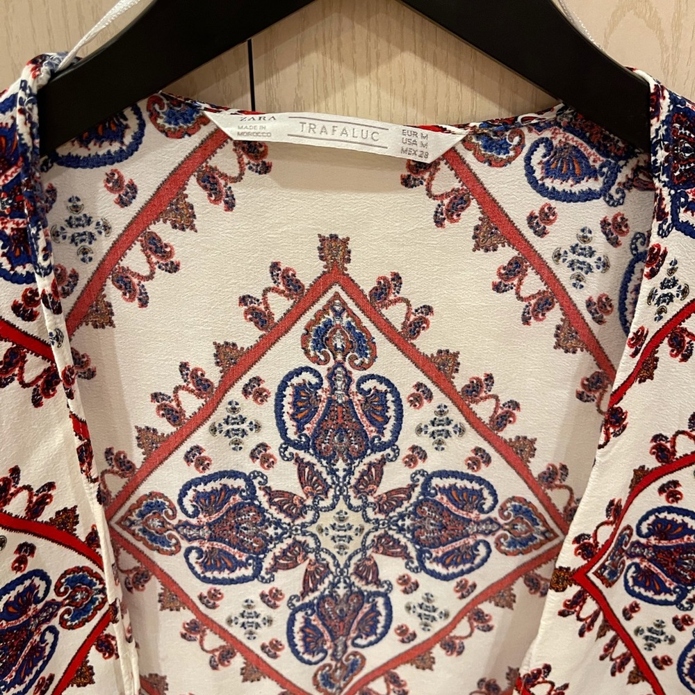 Zara Patterned Kimono - Picture 3 of 4